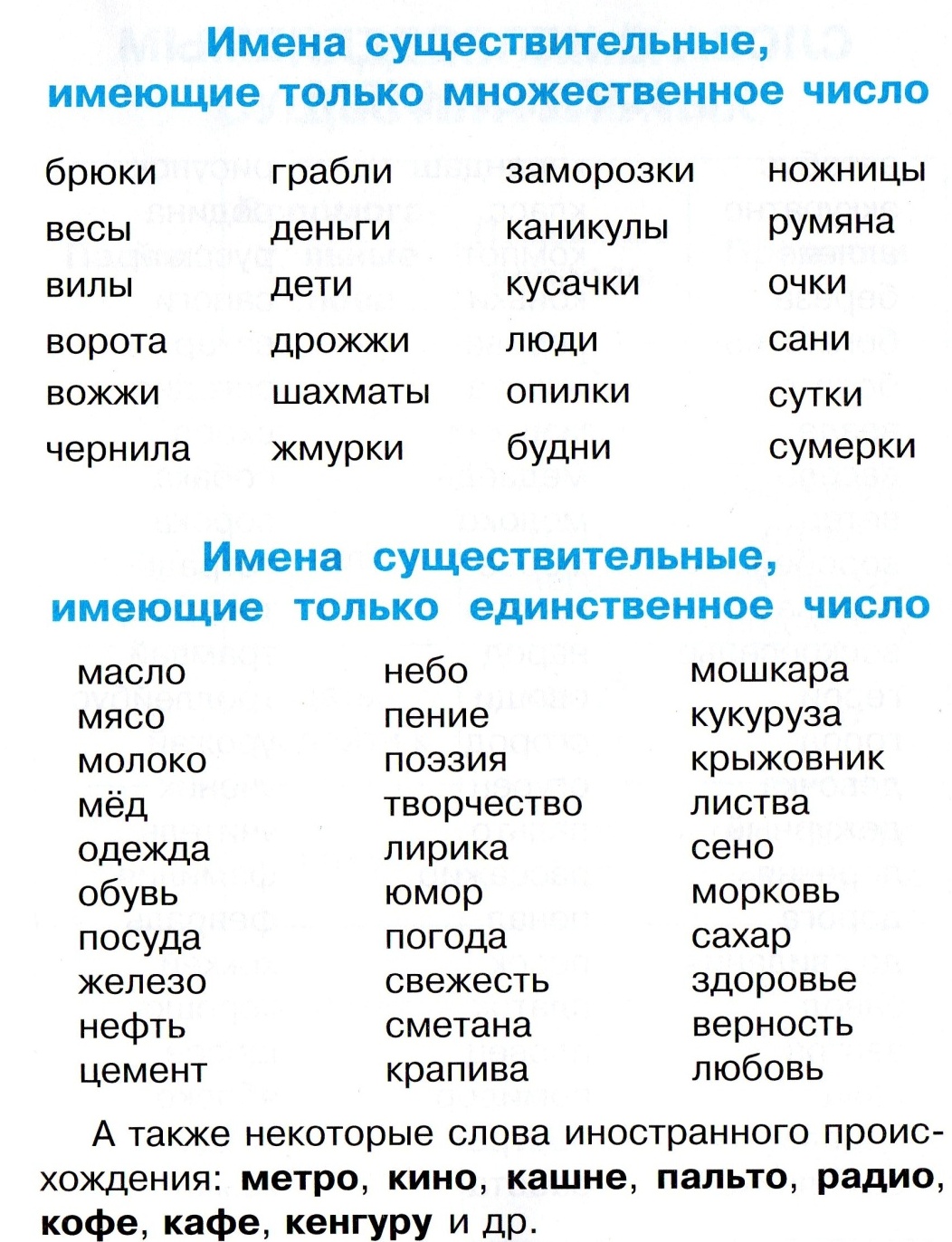 Все существительные слова в русском языке. Слова которые употребляются только во множественном числе. Имена существительные употребляющиеся только во множественном числе. Слова только во множествомчисле. Слова только во множественном числе.